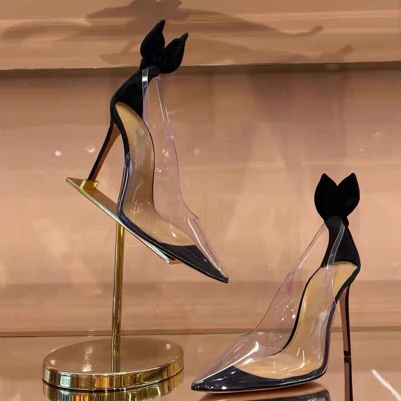Clear Strap Heel - Neue Sommer Sexy Hasenohren Spitze Stilettos