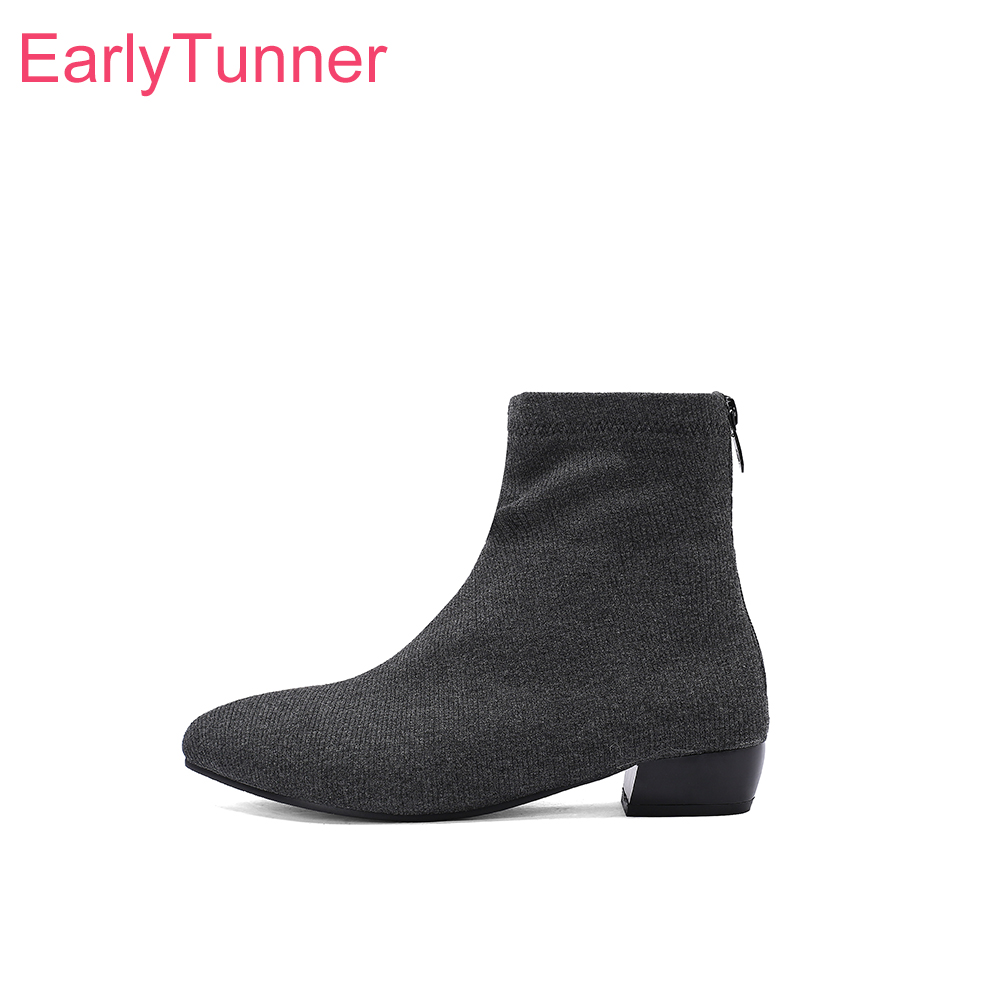 Women'S Shoes Size 12 - Herbst Neue Mode Graue Rose Damen