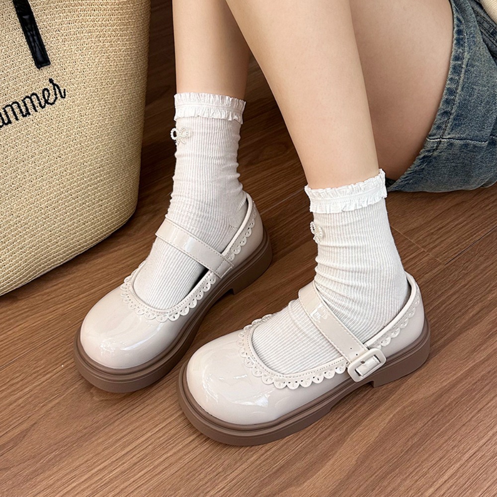 Women'S Shoes Back To School - 2026 Neue Mädchenschuhe Prinzessin Süße Schwarze