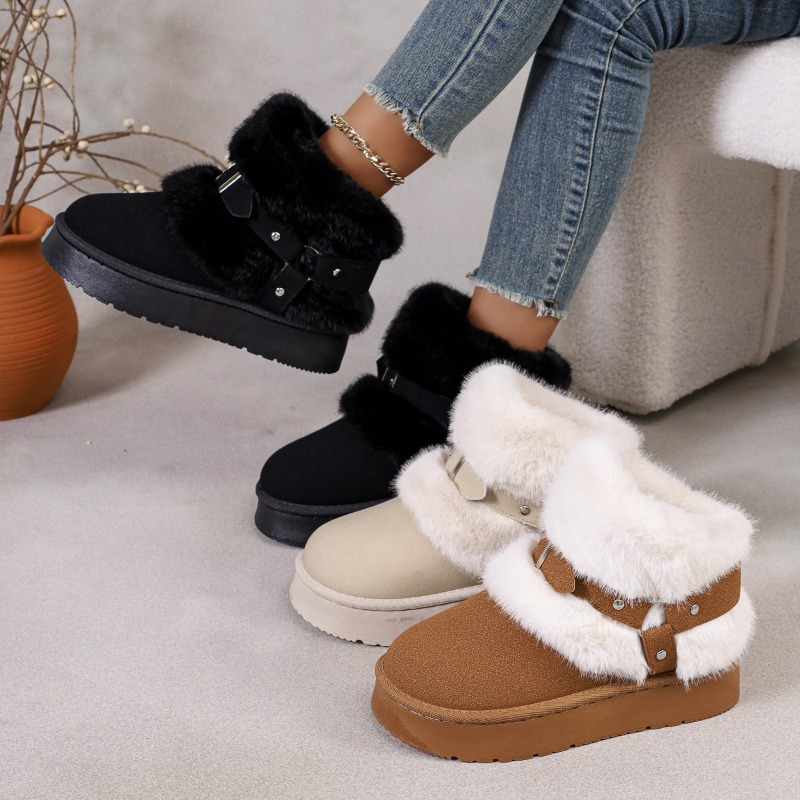 Women'S Shoes Size 12 - Plüsch-Schneestiefel für Damen, Herbst/Winter 2026, Neue