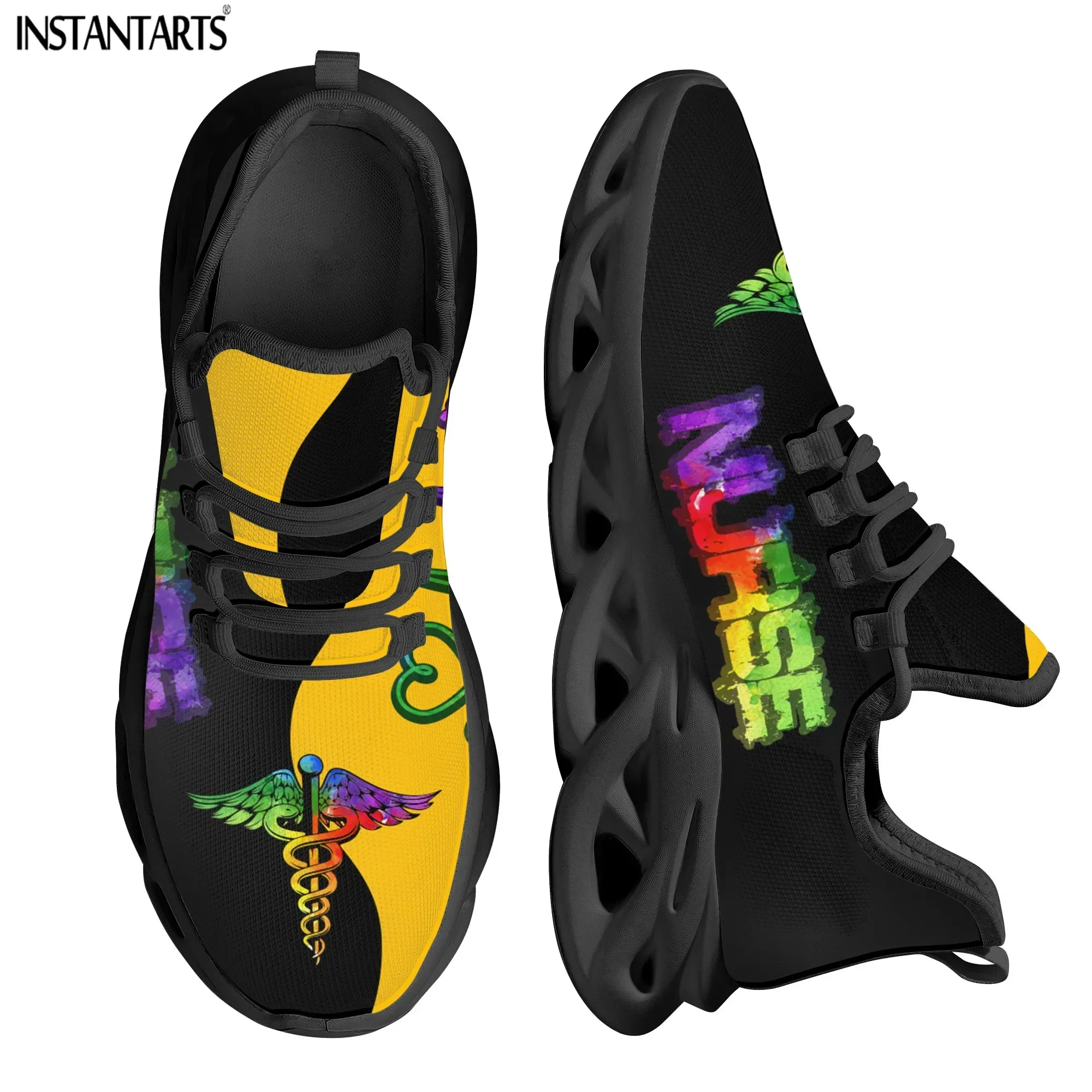 Women'S Shoes Nursing - Niedliche Krankenschwester-Katzen-Muster Damen-Schuhe Lässige Sneaker Markendesign