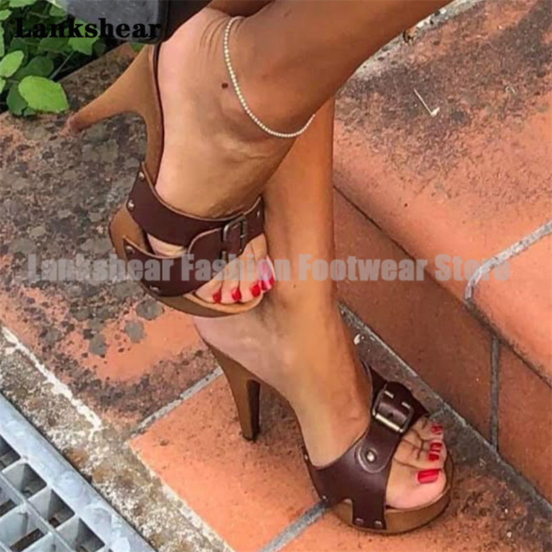 Holz Ferse Plattform Maultiere – Women Shoes Mules Bewertung und Preis