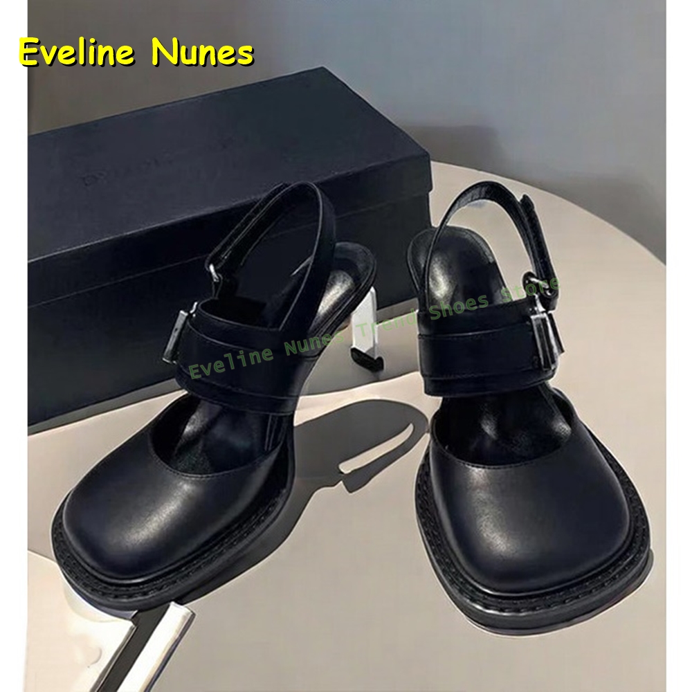 Damen Schwarze Slingback-Mules – Square Toe Mule Bewertung und Preis