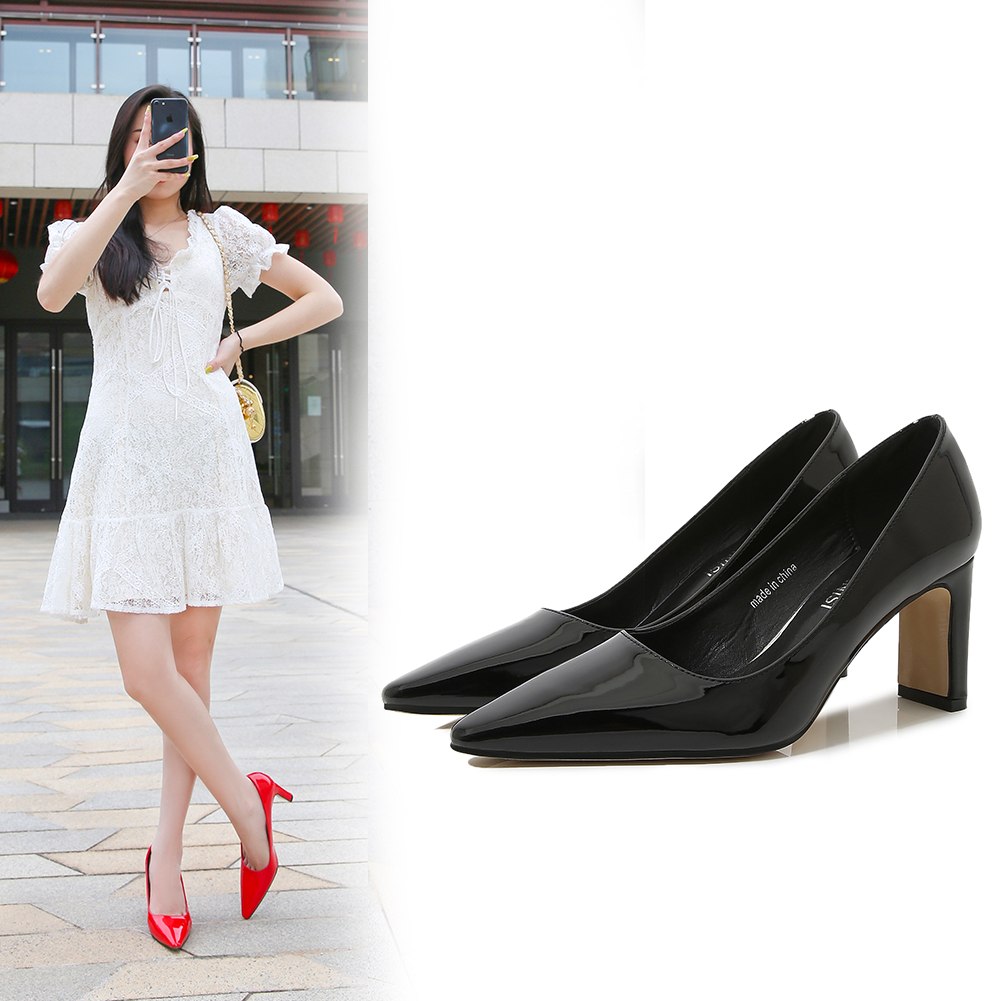 7,6 cm Herren-Pumps mit Blocka – Court Heel Pointed Bewertung und Preis