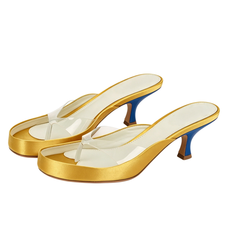 Transparente PVC-Riemchen-Mule – Clear Strap Heel Bewertung und Preis
