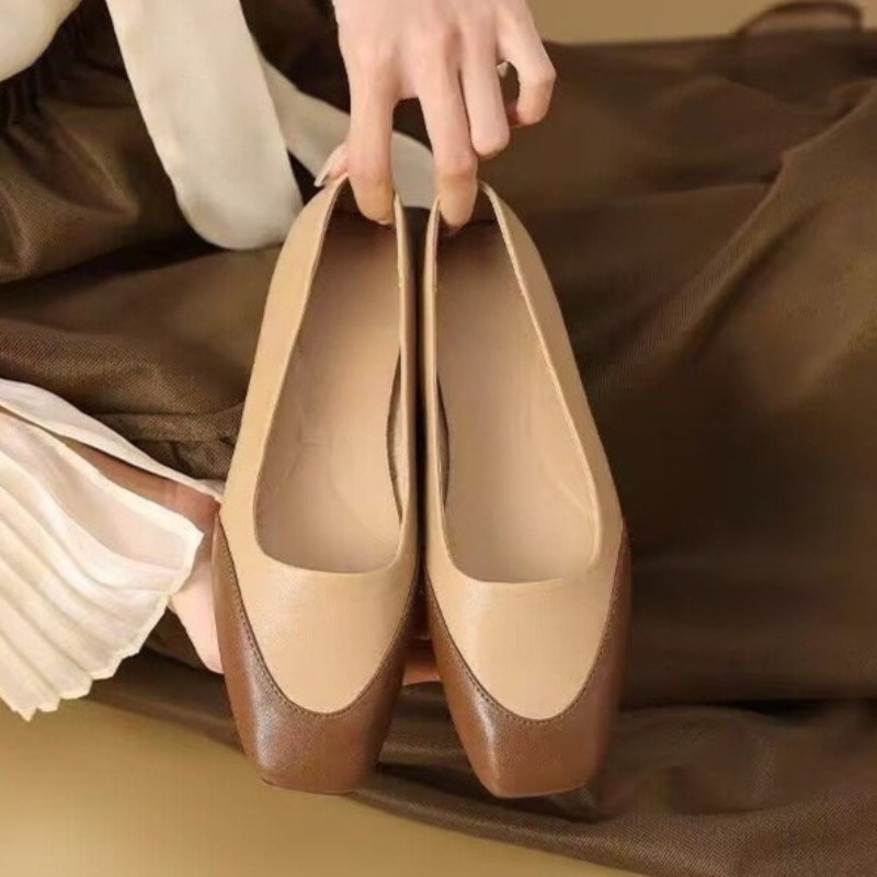 Farbe Block Plus Größe Einzeln – Women'S Shoes Plus Size Bewertung und Preis