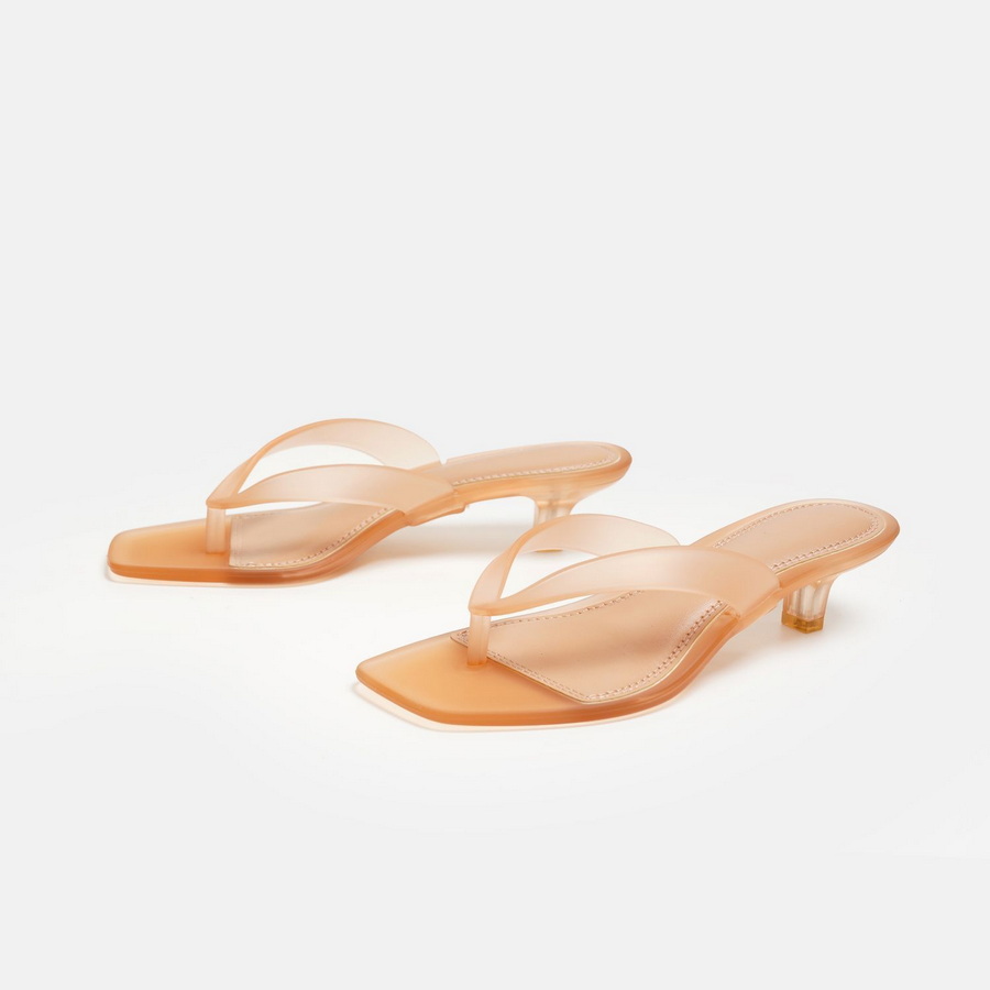 Koreanische Olivgrüne PVC-Zehe – Square Toe Mule Bewertung und Preis