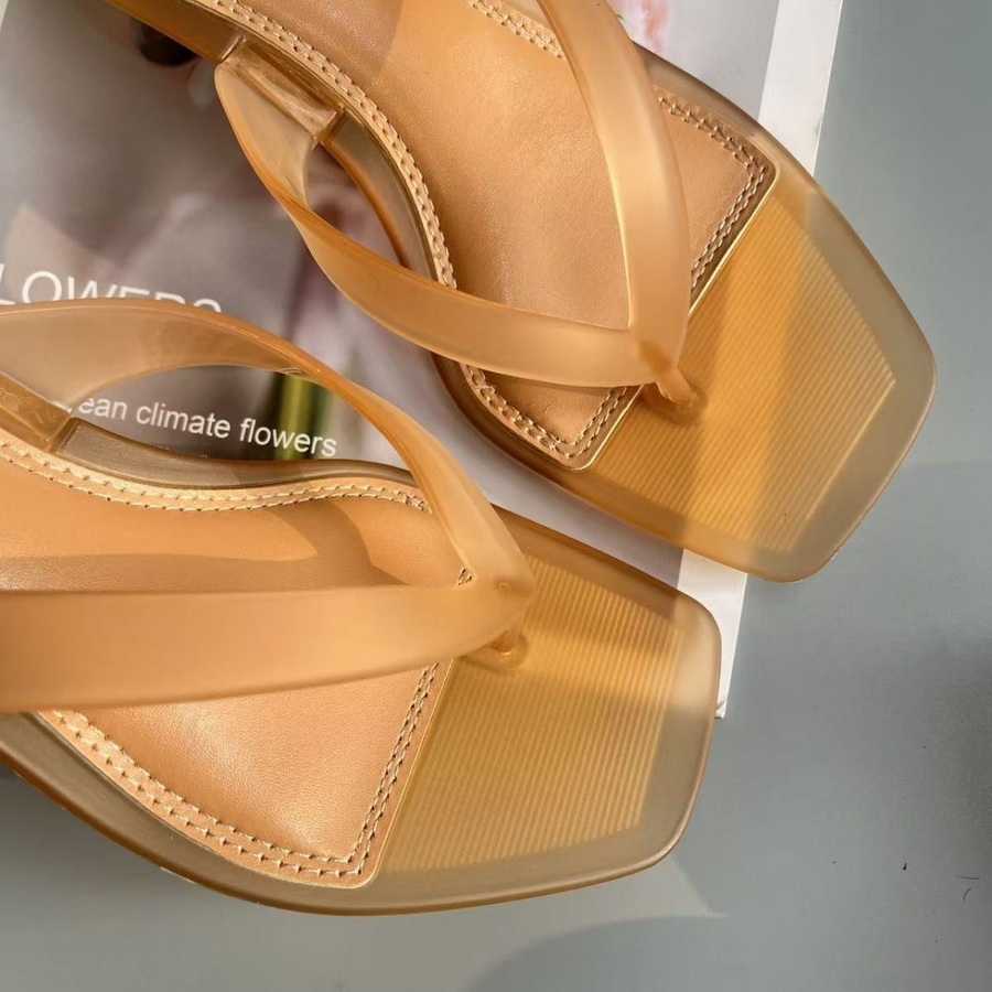 Koreanische Olivgrüne PVC-Zehe – Square Toe Mule Bewertung und Preis