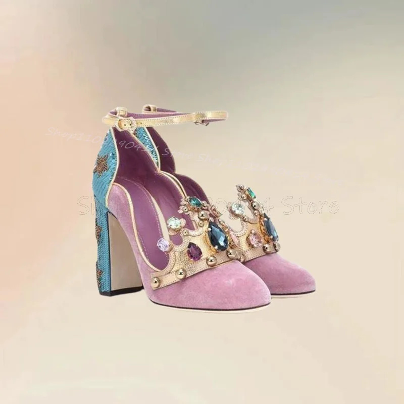 Gericht Stil Kristall Krone De – Court Heel Pointed Bewertung und Preis