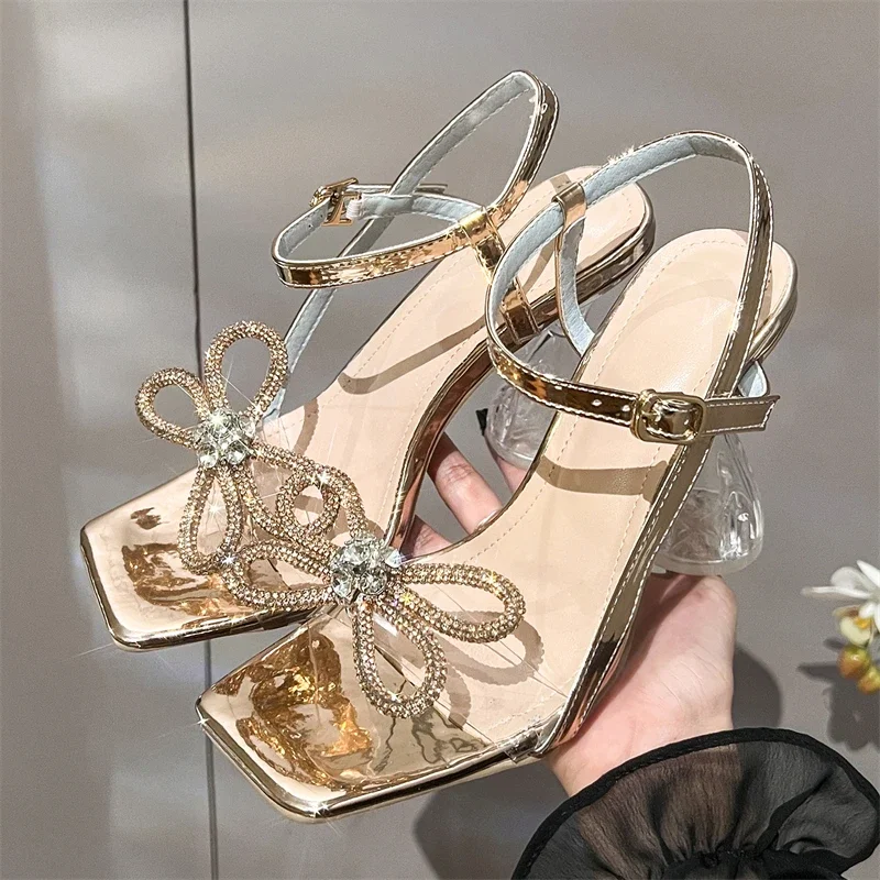 Aneikeh Mode Frau Sandalen Sch – Clear Strap Heel Bewertung und Preis