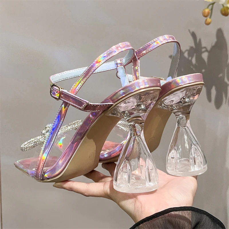 Aneikeh Mode Frau Sandalen Sch – Clear Strap Heel Bewertung und Preis