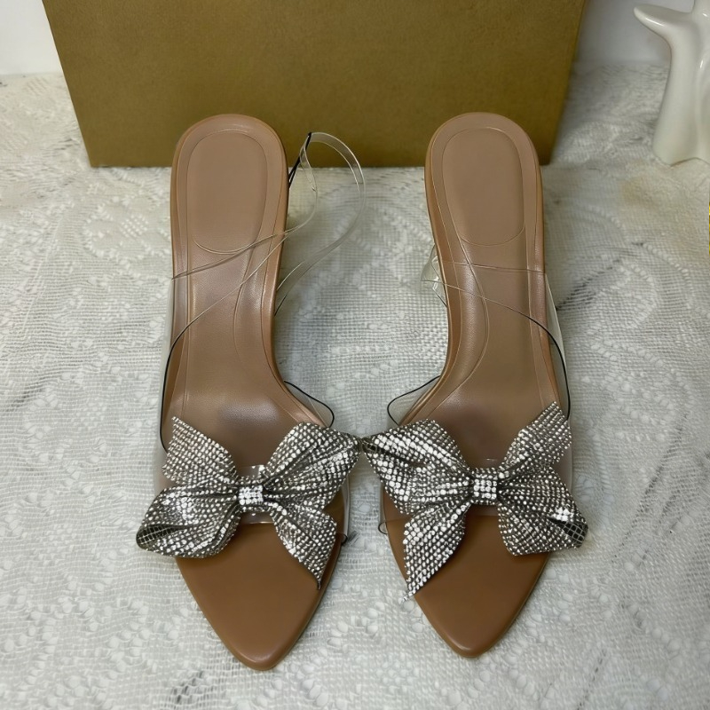 Transparente PVC-Strass-Schlei – Clear Strap Heel Bewertung und Preis