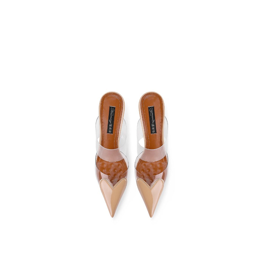 2026 Neue Schwarze Spitze High – Clear Strap Heel Bewertung und Preis
