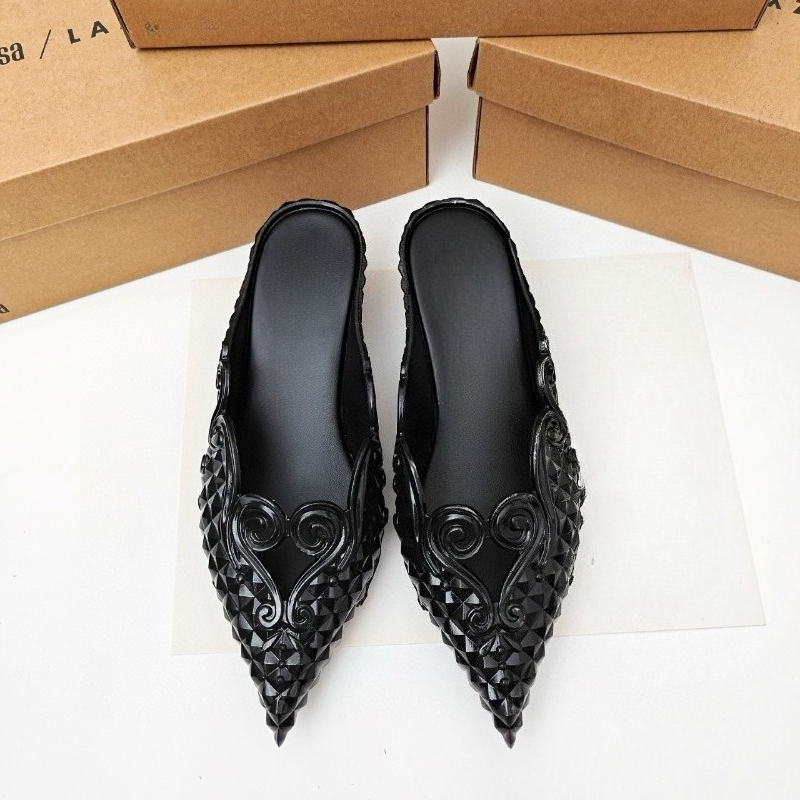 Damenschuhe, spitze Hexen-Haus – Court Heel Pointed Bewertung und Preis