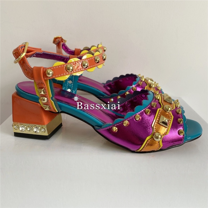 Luxury Rivet T-Strap Sandals W – Square Toe Mule Bewertung und Preis