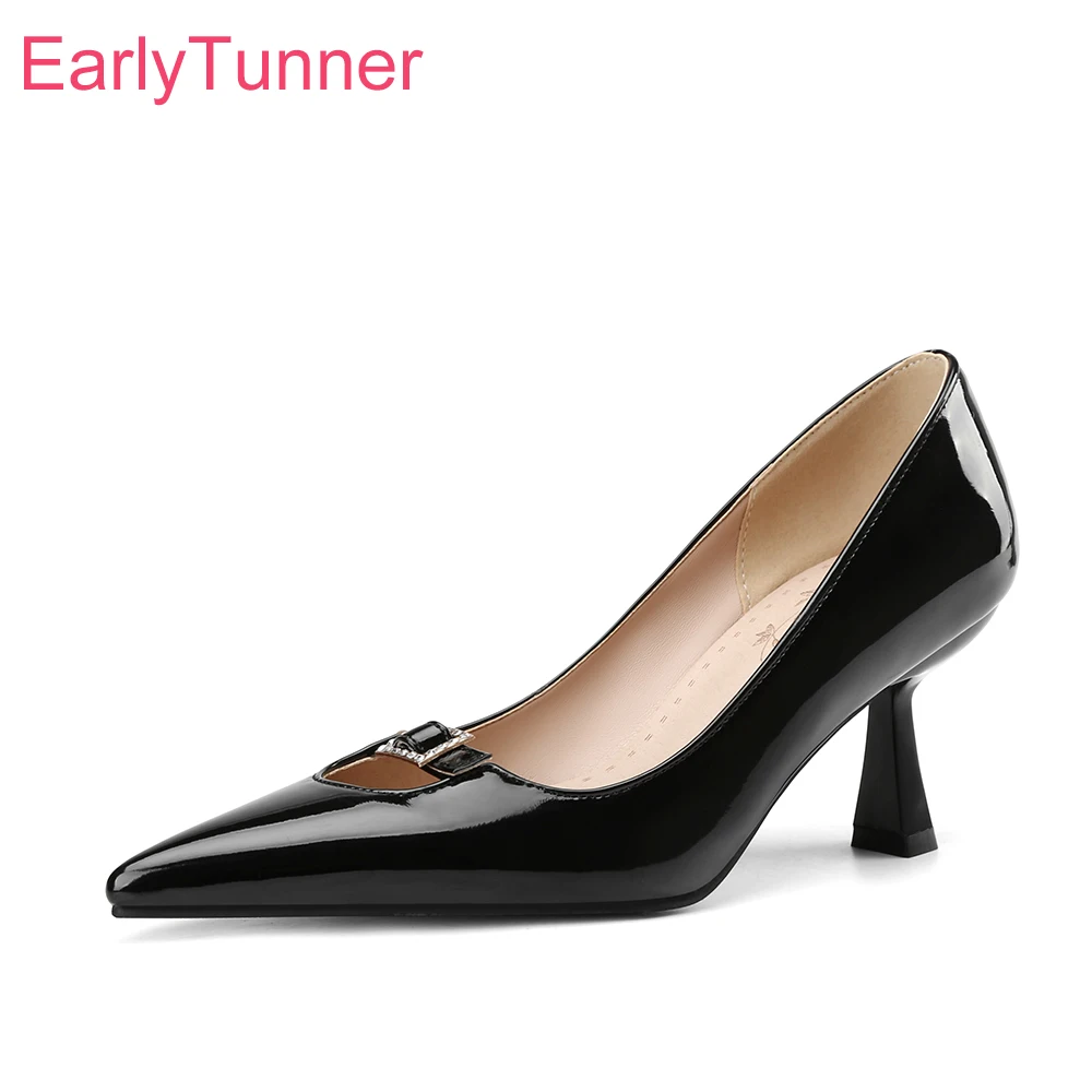 Frühling Neue Elegante Schwarz – Women'S Shoes Size 12 Bewertung und Preis
