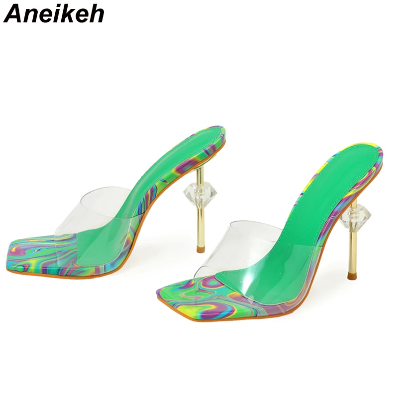 Aneikeh NEUE Sexy Seltsame Tra – Clear Strap Heel Bewertung und Preis