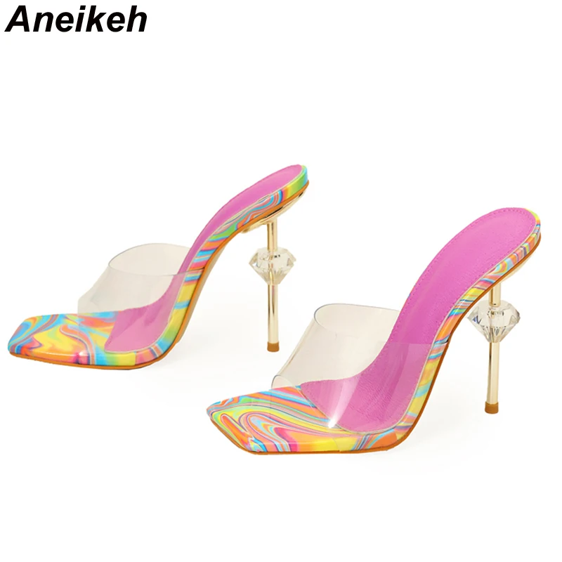Aneikeh NEUE Sexy Seltsame Tra – Clear Strap Heel Bewertung und Preis