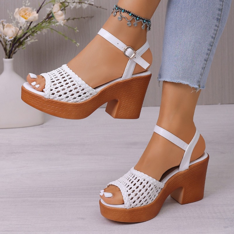 Elegante Damen-Sandalen mit ge – Square Toe Mule Bewertung und Preis